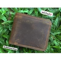 ราคา กระเป๋าสตางค์หนังแท้ ทำจากหนังวัว สำหรับผู้ชาย ผลิตจากโรงงานไทย ราคาถูก พร้อมส่ง (10250355498)