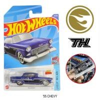 ราคา 55 CHEVY SUPER TREASURE HUNT STH โมเดลรถเหล็ก Hot wheels ของแท้ โมเดลรถเหล็ก hotwheels (18081061392)