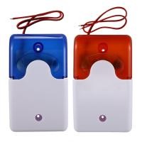 ราคา Mini Wired Strobe Warning Siren Durable Dc 12V Sound Alarm Flashing Light Sound Siren Horn Home Security Alarm System 115Db (20352020409)