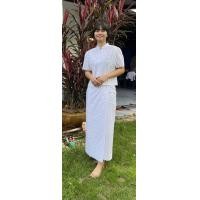 ราคา เสื้อลูกไม้ปักฉลุ เสื้อลูกไม้คอจีน เสื้อลูกไม้คอจีนแขนสั้น เสื้อลูกไม้ คอจีน ผ้าถุงลูกไม้ ไม่อัดกาว แยกชิ้น ผ้าลูกไม้ (20948898490)