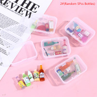 ราคา Fre 5Pcs1 12ตุ๊กตาเครื่องดื่มขนาดเล็กขวดของหวานจานแกล้งเครื่องครัวของเล่น (19533158011)