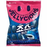 ราคา เยลลี่กัมมี่ lotte jaws bar jelly 죠스바맛 젤리셔스 70g เยลลี่เกาหลี (10681629441)