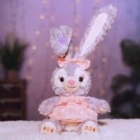 ราคา QERAL Stella Lou ตุ๊กตา ตุ๊กตากระต่ายม่วงกระต่ายสเตลล่าลู ตุ๊กตาดัดหูได้ ของขวัญวันเกิดจี้กระต่ายดัฟฟี่ ตุ๊กตา (17657838920)