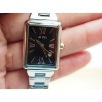 ราคา ALBA Japan women รุ่น AXT895X ทรงสี่เหลี่ยม เลขโรมัน ของแท้ ใบประกัน กล่อง (17900752250)