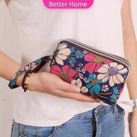 ราคา Better กระเป๋าสตางค์ 3 ช่อง กระเป๋าใส่มือถือ กระเป๋าผ้า คล้องมือ ladies bag (18612030971)
