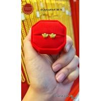 ราคา ต่างหูทอง แท้90 หนัก0 3 0 4กรัม ลายเข้าใหม่ (15759600150)