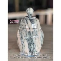 ราคา ผอบหินอ่อน ผอบหินอ่อนทรงสูง ปากกว้าง3นิ้ว มีฝาเปิดปิดได้ ทำจากหินอ่อนแท้100 ปลีก ส่ง (12192206939)