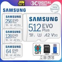 ราคา Samsung การ์ด SD แฟลชการ์ดความจำการ์ดความจำโทรศัพท์มือถือบัตร TF ขนาดเล็ก แท็บเล็ตการ์ดความจำการ์ดความจำ4GB 8GB 16GB 64การ์ด GB SD 128GB 256GB 512GB สีขาว EVO A2 V30การ์ดความจำความเร็วสูงคลาส10 (17543