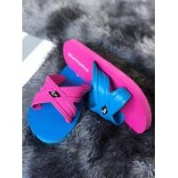 ราคา รองเท้าแตะแบบสวม สีทูโทน (18091793402)