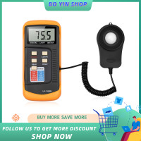 ราคา BO YIN เครื่องวัดความสว่างดิจิตอลแบบแมนนวลช่วง200ถึง200000 Lux เครื่องวัดแสง LCD แบบพกพาเครื่องวัดความสว่างสูงสุดพร้อมอุปกรณ์วัดความเข้มข้นวัดแสงสำหรับโรงงานอุตสาหกรรมแล็บ (18513403182)