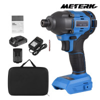 ราคา Meterk ไขควงไร้สายไร้แปรงถ่านไร้สาย20V ขนาด1 4นิ้วแผ่นจานหกเหลี่ยม2800รอบต่อนาทีอะแด็ปเตอร์ดอกสว่านซ็อกเกตแบบพกพาพร้อมไดร์เวอร์ S2 PH2สองหัว2 0Ah ที่ชาร์จแบตเตอรี่ด่วนการตั้งค่าแรงบิดน้อยสูง200N ไฟทำง