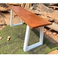 ราคา MPT2Wood Steel เก้าอี้ม้านั่งยาว เก้าอี้สนาม ไม้ธรรมชาติ ไม้แผ่นเดียว MPT 336 โต๊ะกลาง โต๊ะหน้าทีวี โต๊ะหน้าโซฟา 25xยxxส40ซม ขาเหล็กสีดำ กันสนิม (18830673436)