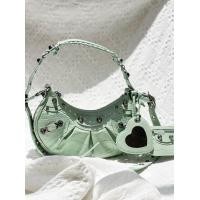 ราคา พร้อมส่ง ของแท้ New Balenciaga Lecagole xs Col Light Green เขียวเหนี่ยวทรัพย์ (18220614664)