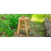 ราคา เก้าอี้ไม้สัก เก้าอี้นั่ง เก้าอี้บาร์ เก้าอี้หน้ากลม แบบสูง แบบเตี้ย ไม้สัก Teak ที่บ้านไม้กอเฌอ จังฟวัดแพร่ (20534629405)