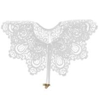 ราคา ปกคอเสื้อปลอมพร้อมสร้อยคอมุกหนังสังเคราะห์แบบจำลองทำเองสีทึบสไตล์จีนปักลูกไม้ผ้าคลุมไหล่สั้นสำหรับตัดเย็บปกเสื้อปลอมปักลายร้าน (20360553457)