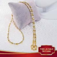 ราคา สร้อยคอหุ้มทอง ไม่ลอกไม่ดำ หนัก1บาท สร้อยสองกษัตริย์ ลายเม็ดข้าวสลับไข่ปลา ยาว24นิ้ว เครื่องประดับ สร้อยคอทอง ทองเหมือนแท้ (648474644)