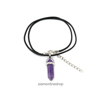 ราคา INGOT STONE PENDANT สร้อยคอ ประดับ จี้ผลึกหินนำโชค เลือกหินได้ หินแท้ by siamonlineshop (19088570016)