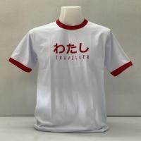 ราคา เสื้อสกรีนลายคอกลมกุ๊นคอกุ๊นแขน (21069791422)