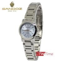 ราคา Sandoz นาฬิกาข้อมือผู้หญิง สายสแตนเลส รุ่น SD99451SS06 สีเงิน หน้าปัดฟ้า (1285116381)