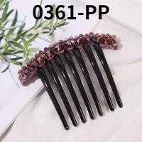 ราคา Korean style new hair accessories sweet lady hair comb with diamonds (17963133369)