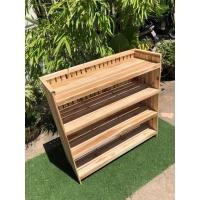 ราคา CPG ชั้นวางรองเท้า ชั้นวางไม้สัก 4 ชั้น 37x100สูง100CM ชั้นวางต้นไม้ ชั้นวางหนังสือ ชั้นวางเอนกประสงค์ ชั้นวางของ งานไม้ดิบไม่ทำสี K 248 (15655521813)