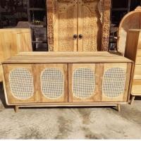 ราคา ส่งฟรี ชั้นวางทีวีไม้สักเก่า cabinet drawers solid teak wood 2 m ขนาด ยาว 200 w45cm สูง80cm ชั้นวางทีวี55 ชั้นวางทีวีไม้สักแท้ ชั้นวางทีวีไม้ยาว 2 เมตร (20472371314)