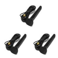 ราคา Ready Stock COD 1 2 3PCS GSM GPRS 3G 4G 5G Antenna Outdoor High Gain 15DBi 600 6000MHz SMA Male Waterproof Magnetic Sucker Antenna for Router (20484493154)