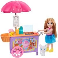 ราคา Barbie Club Chelsea Doll and Snack Cart Playset (20927454612)