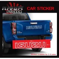 ราคา สติ๊กเกอร์ ติดรถ อีซูซุ ดีแม็ก บังแดด รถยนต์ ISUZU D MAX Car Stickers (11448633604)