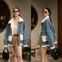 ราคา เสื้อ แจ็คเก็ต ยีนส์ บุขน กันหนาว VSHOP (17317957851)