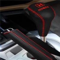 ราคา ปลอกหุ้มเกียร์อัตโนมัติ Honda Civic รุ่นที่8รุ่นที่9ปลอกหุ้มคันเกียร์เบรคมือปลอกหุ้มเกียร์หนังแท้ปลอกหุ้มเกียร์ปลอกหุ้มเกียร์ (16745299023)