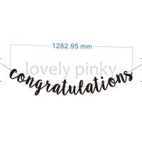 ราคา พร้อมส่ง ธง ป้ายแสดงความยินดี Congratulations flags พร้อมเชือกร้อย (18206087671)