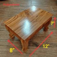 ราคา โต๊ะวางพระพุทธรูป ขนาด 8 x 12 x 7 นิ้ว โต๊ะขาสิง ฐานรองพระพุทธรูป โต๊ะหมู่บูชา โต๊ะหมู่เล็กๆ ชั้นไม้ ชั้นวางของ โต๊ะขนาดเล็ก โต๊ะวางรพระ (4297652399)