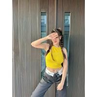 ราคา เสื้อสายเดี่ยวบังทรง ผ้าคอตตอน สายเดี่ยวสายฝอ เเนวสปอร์ต ใส่เล่นโยคะ ใส่สบาย ไม่มีฟองน้ำ (18742538388)