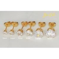 ราคา ต่างหูเพชรสวิสcz100 ก้านสแตนเลสเกรดการแพทย์ แพ้ง่ายใส่ได้ ต่างหูเพชรเม็ดเดี่ยว ต่างหูเพชร ตุ้มหูเพชร (18717014825)