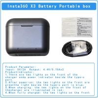 ราคา แบตเตอรี่20230525 1800มิลลิแอมป์ต่อชั่วโมงสำหรับแบตเตอรี่ชาร์จแบบพกพา X3 Insta360ก้อนสำหรับแบตเตอรี่ Insta360หนึ่งก้อน X3 360อุปกรณ์เสริมสำหรับแอคชั่นพาโนรามา (19193516534)