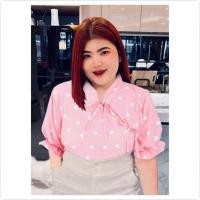 ราคา 892 R เสื้อคอจีนสาวอวบ รุ่นมุนินทร์ เสื้อคอจีน เสื้อสีแดง เสื้อสาวอวบ (12362724000)