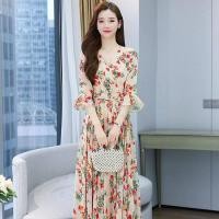 ราคา Missliu แฟชั่น2023ใหม่สตรีแขนสั้นชุดเดรสสีเขียวแบบใหม่ชุดเดรสยาวผ้าชีฟองสำหรับฤดูร้อนชุดเดรสคอวีเอวสูงคลุมท้องนางฟ้ากระโปรงบาง (19585804566)