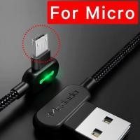 ราคา MCDODO สายไมโคร USB LED ชาร์จเร็วสายเคเบิลข้อมูลสายชาร์จสำหรับ Android Samsung Xiaomi ที่ชาร์จโทรศัพท์มือถือสายชาร์จ USB (538108133)