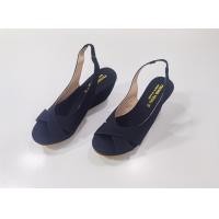 ราคา yeong yeou รองเท้าแตะแฟชั่นหนังนูบัคส้นเตารีดหน้าไขว้รัดส้น รหัสyy2522 (12889383051)