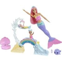 ราคา Barbie Dreamtopia Mermaid Nursery Playset with Barbie Mermaid Doll บาร์บี้รุ่นดรีมโทเปียมาพร้อมบาร์บี้ 3ตัวพร้อมอปก ตัวเล่น รุ่นเซตกล่องใหญ่เลยคะ เซตนี้ของแท้ 100 ลดจากราคาเต็ม 1995 (19643060723)