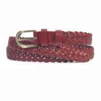 ราคา Chinatown Leather เข็มขัดผู้หญิงหนังวัวแท้ ลายถักเปีย 2 cm ดำ ตาล แทน เทา ขาว (409058778)
