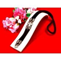 ราคา M006 เชือกห้อยพระ เชือกร่ม สร้อยพระเชือกร่ม หัวสแตนเลสแท้ รมดำ ขนาด 4 มม ยาว 24 นิ้ว สร้อยพระ3องค์ สวยงาม ใส่ดี มีเสน่ห์ (18225054487)