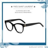 ราคา กรอบแว่นสายตา Yves Saint Laurent SL M108 002 SIZE 51 MM BLACK BLACK TRANSPARENT (18294211476)