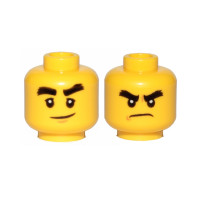 ราคา Lego part ชิ้นส่วนเลโก้ No 3626 Minifigure Head Ninjago (18884740872)