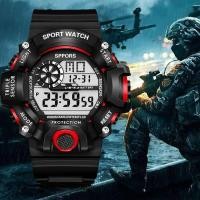ราคา นาฬิกากีฬา นาฬิกาลำลอง นาฬิกาข้อมือผู้ชาย มัลติฟังชั่น นาฬิกาดิจิตอล นาฬิกาผู้ชายและผู้หญิง กีฬา มีไฟ LED นาฬิกาปลุก ปฏิทิน นาฬิกา (16780560506)