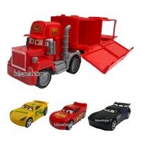 ราคา McQueen Racing Car Setรถแมคควีน รถแมคควีน รถแมคควีนพร้อมรถบรรทุก พร้อมรถ 4 คัน สุ่มสีรถแข่งส่งค่ะ (20622970089)