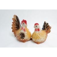 ราคา แพ็คคู่ ตุ๊กตาไก่แจ้ ไก่แก้บน ไก่ต๊อก ไก่เงินไก่ทอง ไก่เซรามิค รูปปั้นไก่ ไก่มงคล (17560975568)