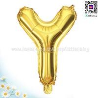 ราคา ส่งไว ลูกโป่งตัวอักษร ฟอยล์อักษร A Z ฟอยล์ ขนาด 16 นิ้ว สีทอง (10218866120)
