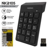 ราคา คีย์บอร์ด Nubwo ตัวเลขไร้สาย NUMERIC KEYPAD 2 4G Wireless รุ่น NKB105 รับประกัน 2ปี (20412972176)